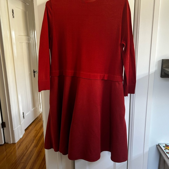 COS dress in burnt orange - Picture 2 of 9